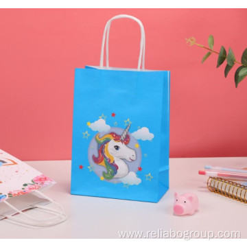 Customized Take Away Fashion Kraft Paper Gift Bags